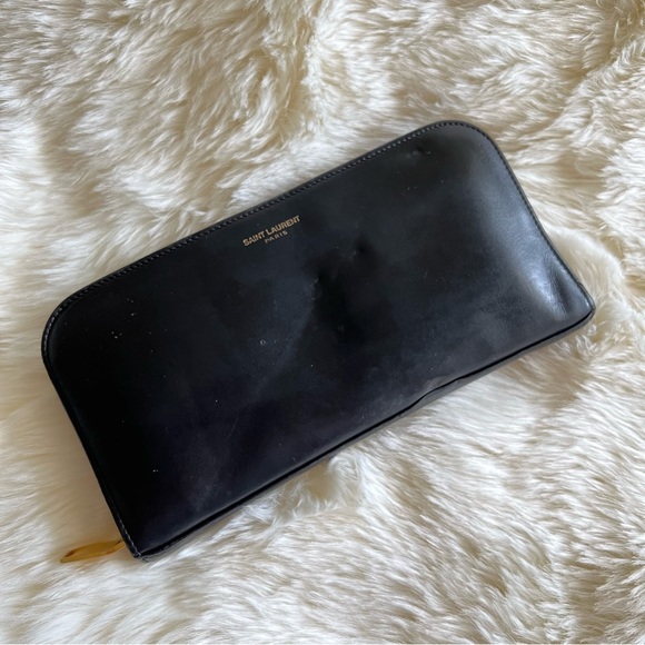 Saint Laurent Zip Around Wallet - Picture 1 of 13